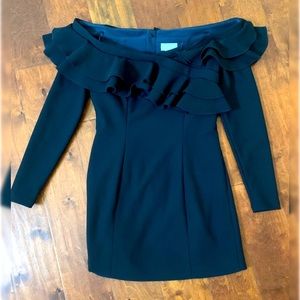 Finders Keepers Long Sleeve Mini Dress